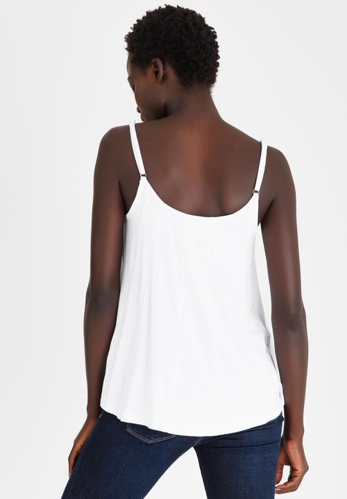 edit - Strappy Swing Top White