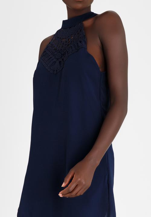 edit - Halter Neck Tunic Blue