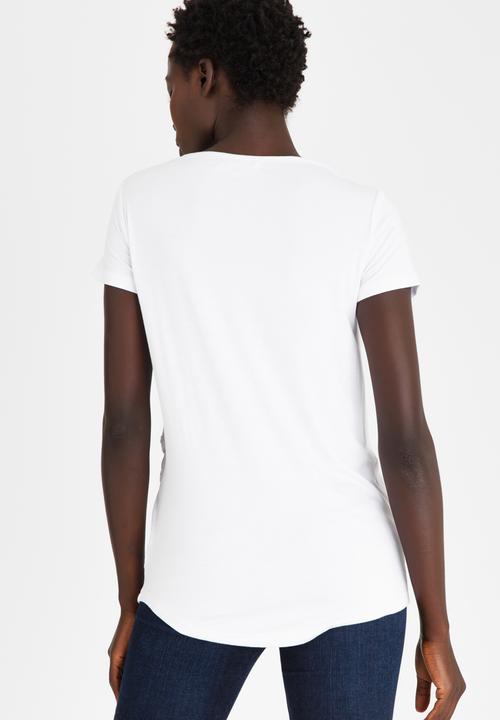 edit - Knot Detail  T-Shirt White