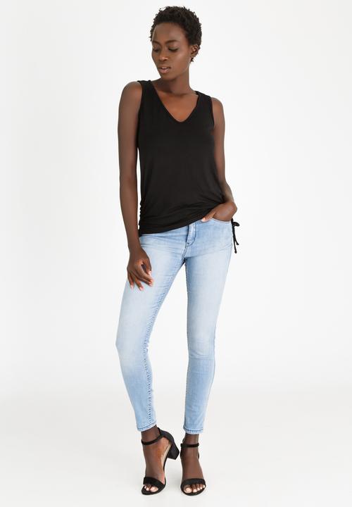 edit - Vest with Draw Chord Black