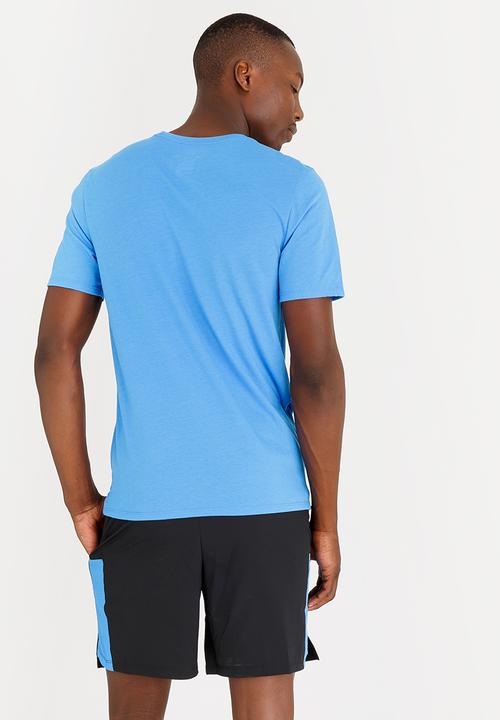 Nike - Nk Dry Tee Dbl Stmt Hrtge Blue