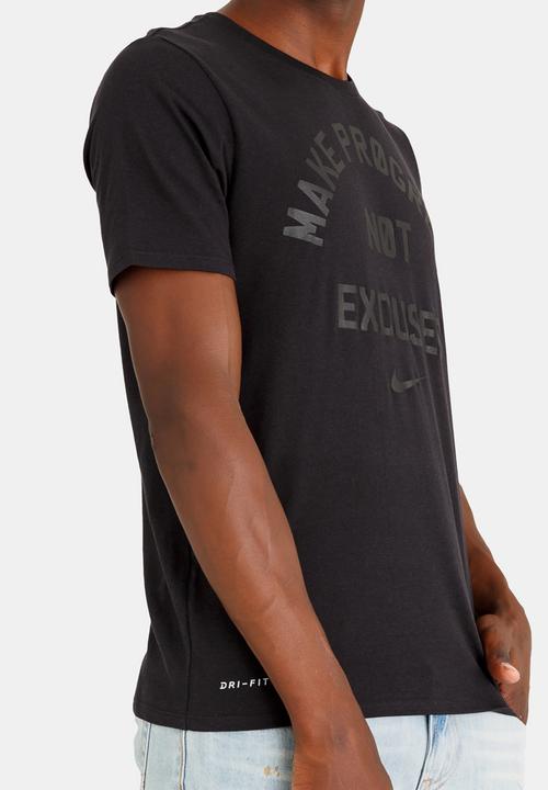 Nike - Nk Dry Tee Dfc No Excuses Black