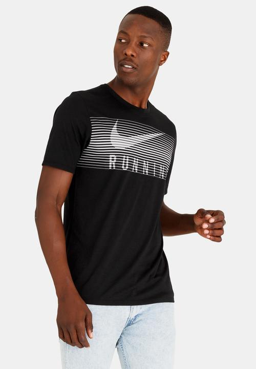Nike - Nk Dry Tee Dbl Stmt Hrtge Black