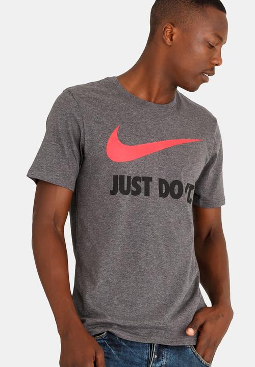 Nike - NSW Tee Jdi Swoosh New Charcoal