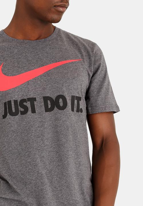 Nike - NSW Tee Jdi Swoosh New Charcoal