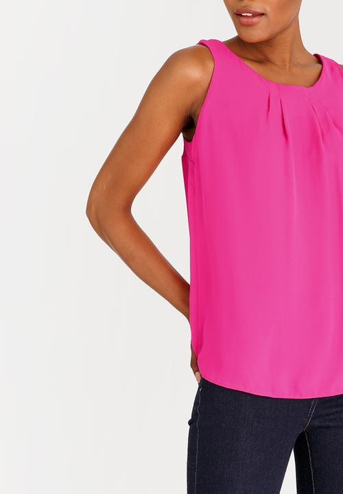 edit - Tie-Up Back Top Magenta