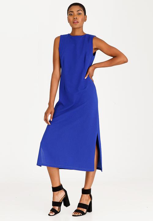 STYLE REPUBLIC - Back Tie Dress Cobalt