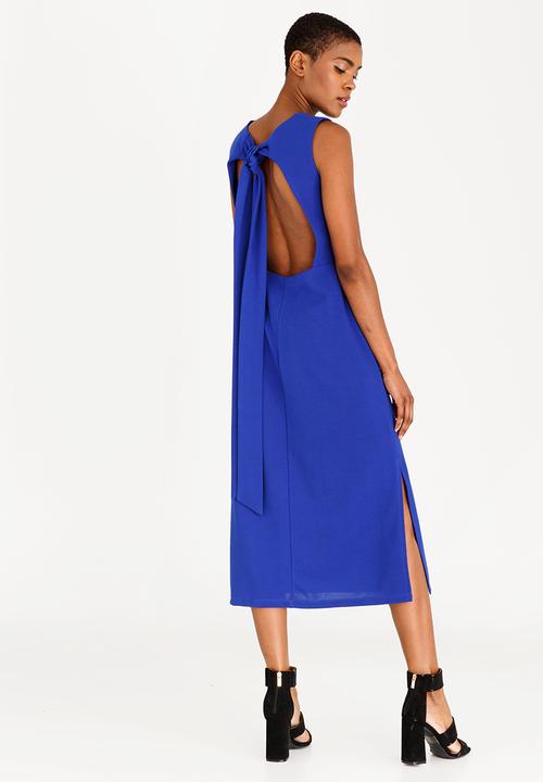STYLE REPUBLIC - Back Tie Dress Cobalt