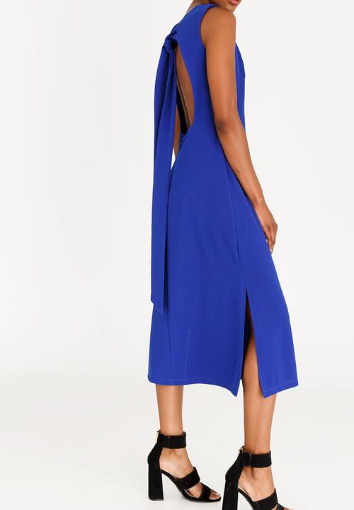 STYLE REPUBLIC - Back Tie Dress Cobalt