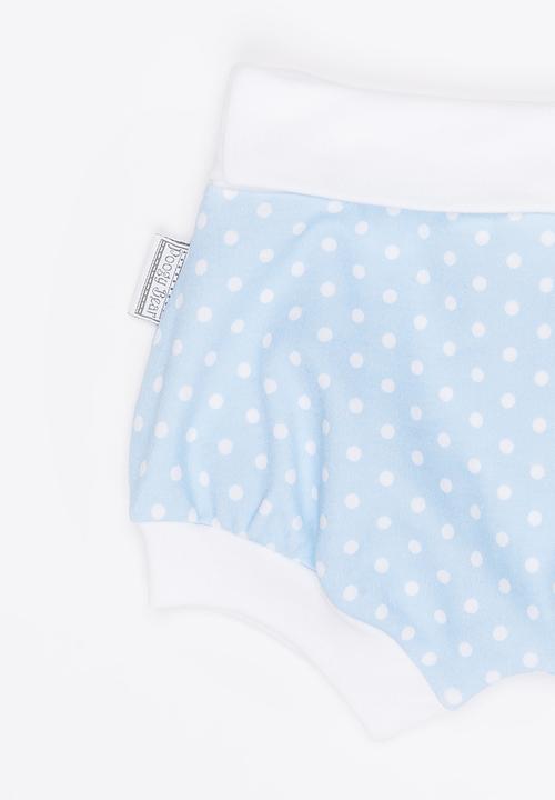 Poogy Bear - Polkadot Harem Shorts Blue