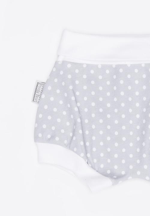 Poogy Bear - Polkadot Harem Shorts Grey