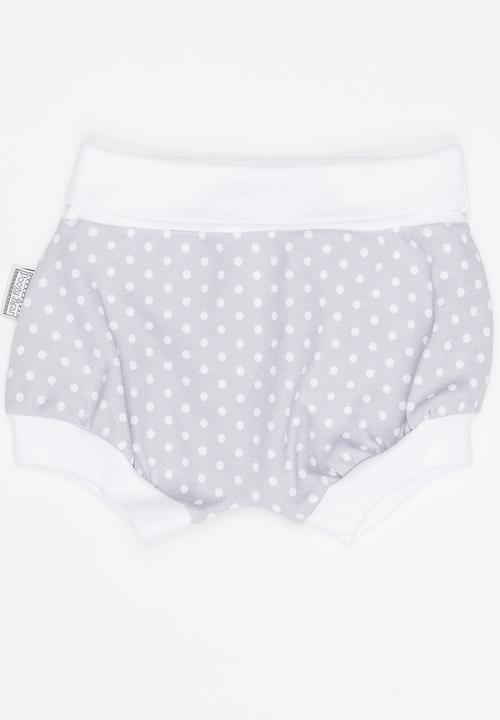 Poogy Bear - Polkadot Harem Shorts Grey