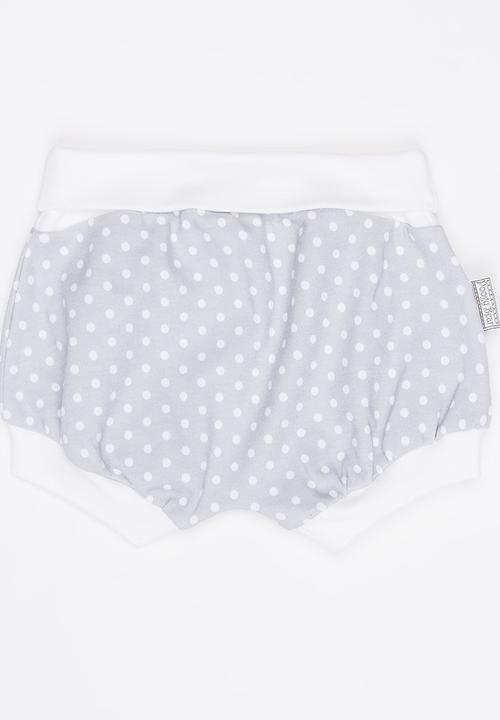 Poogy Bear - Polkadot Harem Shorts Grey