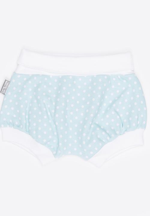 Poogy Bear - Polkadot Harem Shorts Aqua