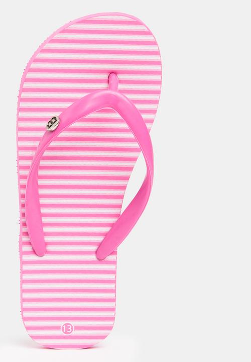 World Tribe - Sugar Candy Flip Flops Pale Pink