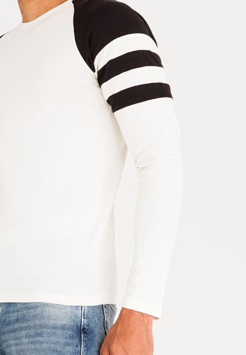 Only & Sons - Frederick Raglan Crew Neck Tee Off White