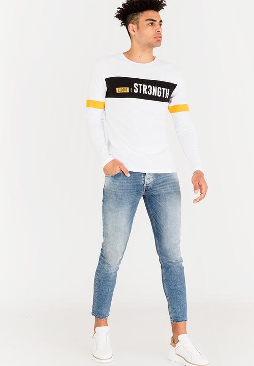 Jack & Jones - Ace Crew Neck Tee White