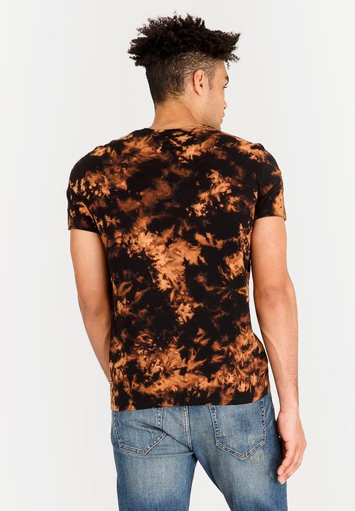 GUESS - Vibes All Night V-Neck Tee Black