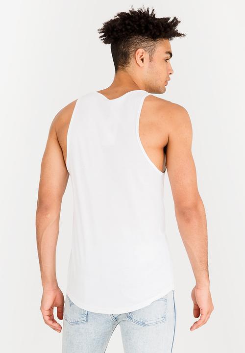 Unruly - Longer Length Vest White
