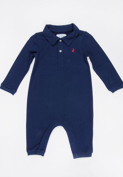 POLO - Tyler LS Babygrow Navy