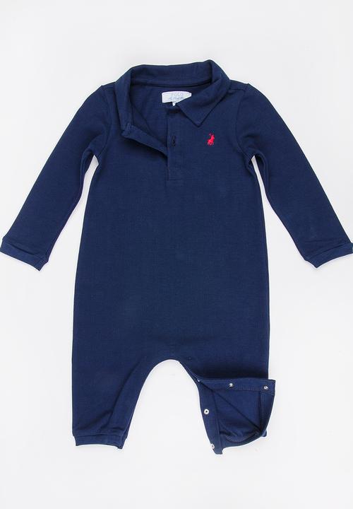 POLO - Tyler LS Babygrow Navy