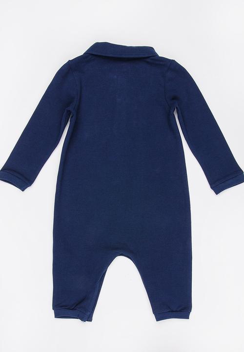 POLO - Tyler LS Babygrow Navy