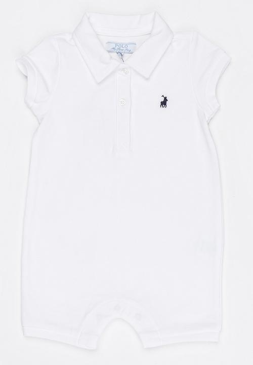 POLO - Alex SS Babygrow White