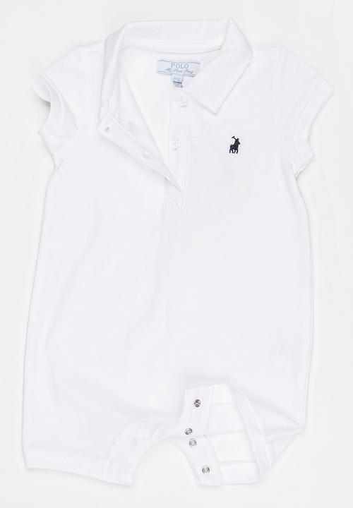 POLO - Alex SS Babygrow White