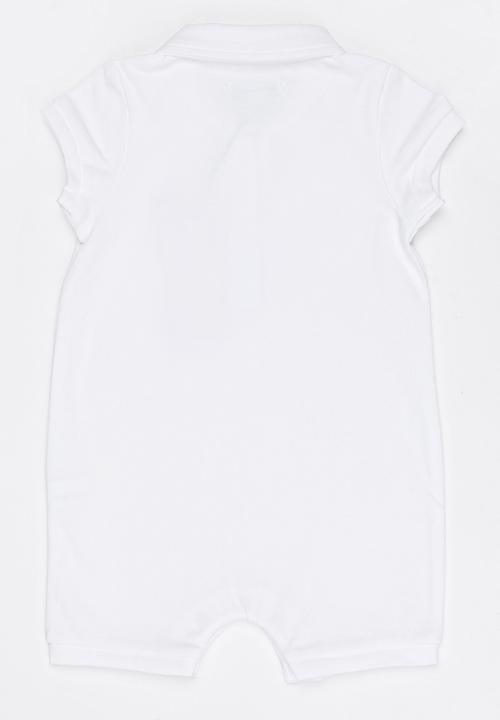 POLO - Alex SS Babygrow White