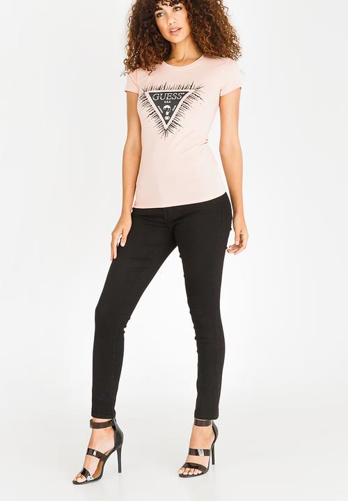 GUESS - Guess Electric Triangle Tee Rose
