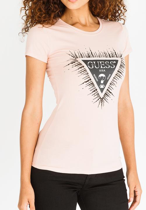 GUESS - Guess Electric Triangle Tee Rose