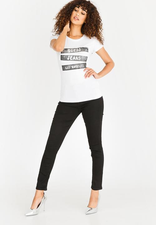 GUESS - Guess Crew Neck Tee White
