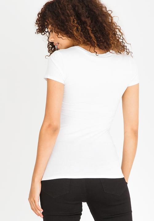 GUESS - Guess Crew Neck Tee White