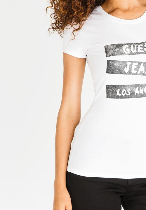 GUESS - Guess Crew Neck Tee White