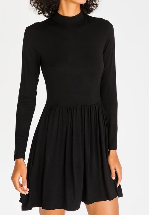 c(inch) - Fit and Flare Dress Black