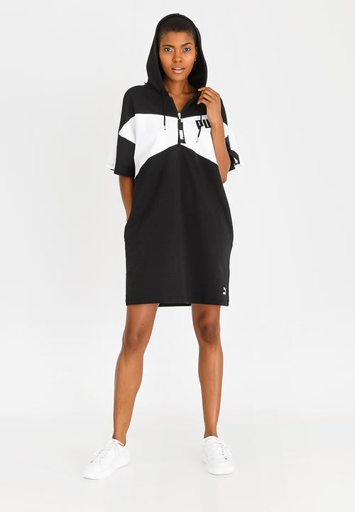 black and white puma dress