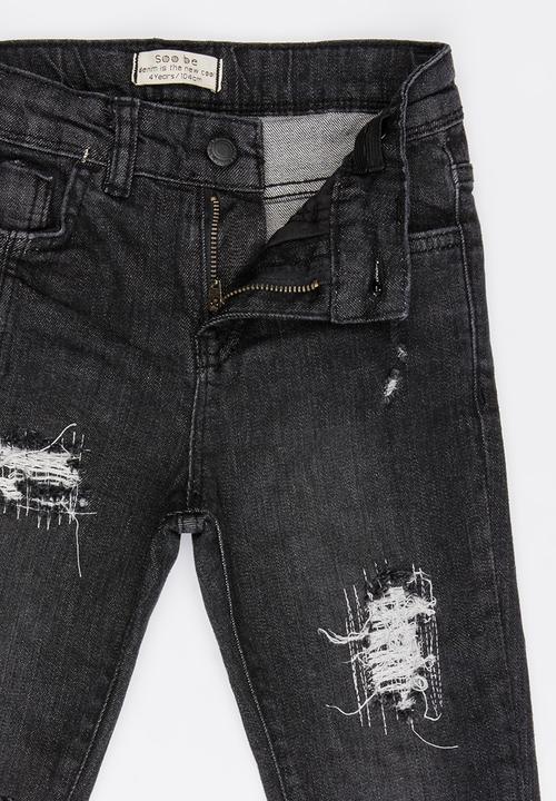 Soobe - Boys Denim Jeans Black