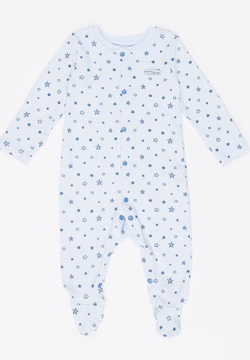 Baby Corner - Boys  Sleepsuit Pale Blue