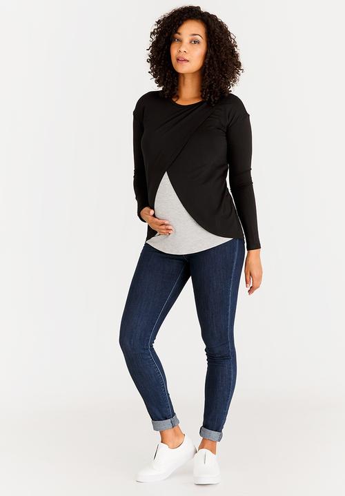 Cherry Melon - Basic Overlay Feeding Top Black