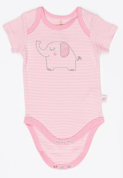 Soobe - Girls Printed Bodysuit Mid Pink