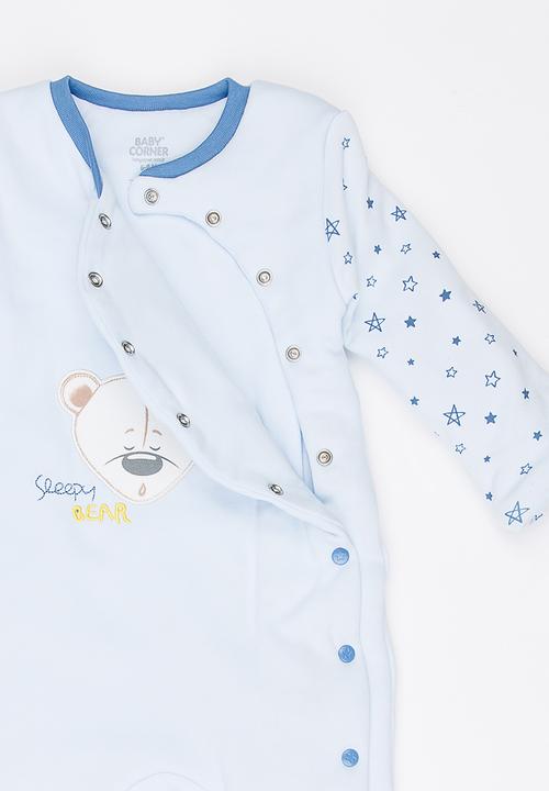 Baby Corner - Boys  Sleepsuit Pale Blue
