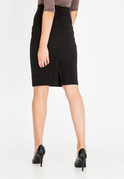 edit - Stretch Pencil Skirt Black