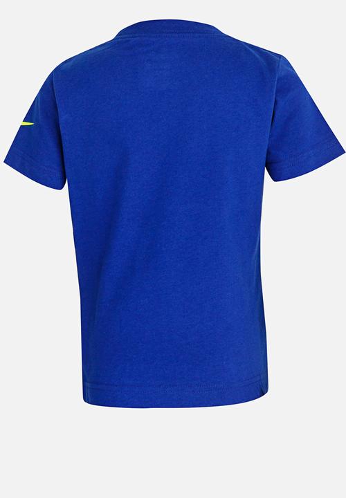 Nike - Nike Swoosh Spray Tee Dark Blue