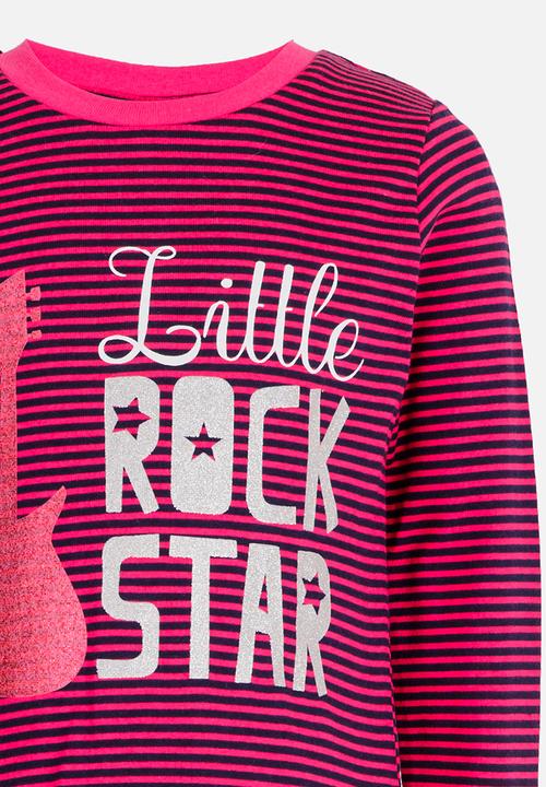 Soobe - Girls Printed Tee Dark Pink