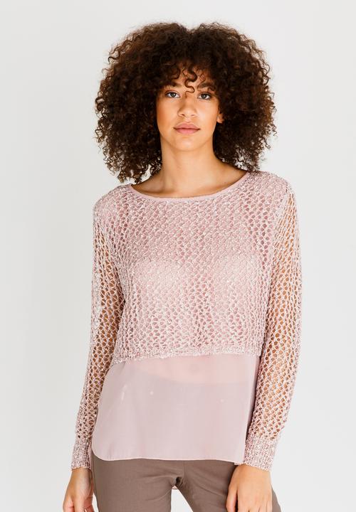 cath.nic - Sparkle Twofer Top Pale Pink