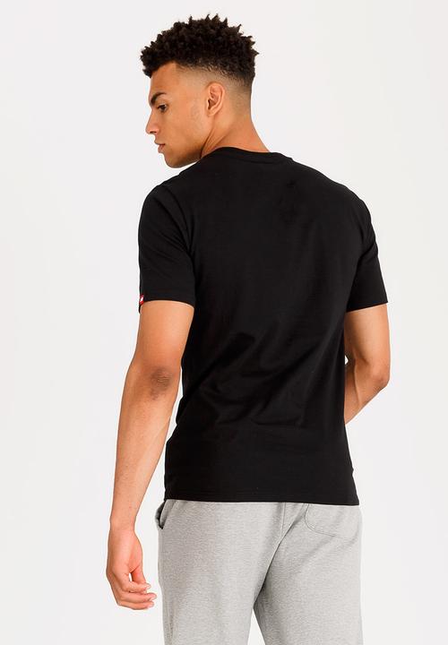 New Balance  - Stacked Logo Tee Black