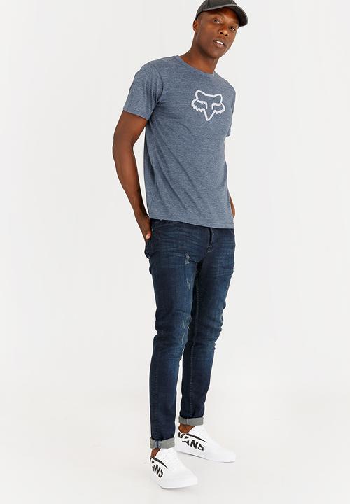 Fox - Legacy Fox Head Tee Mid Blue