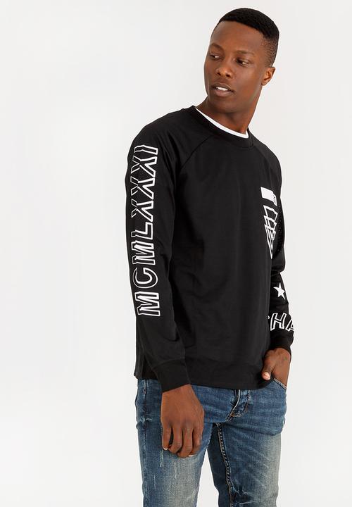 GUESS - Explicit Active Capsule Tee Black and White
