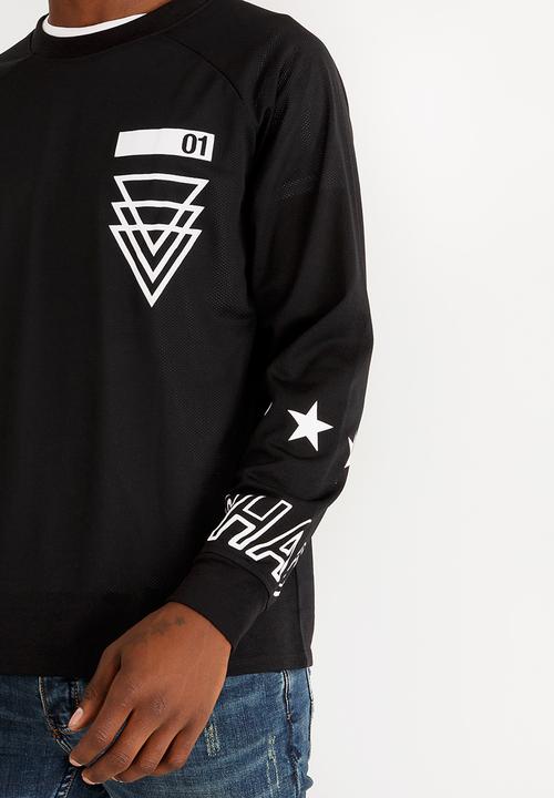 GUESS - Explicit Active Capsule Tee Black and White