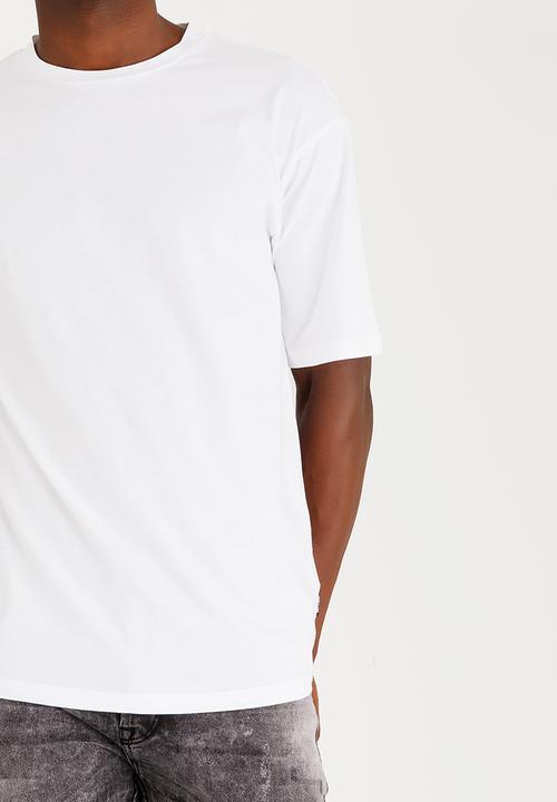 Only & Sons - Boxy Crew Neck Tee White